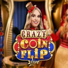 Crazy Coin Flip slot visual from Evolution available on ripperrcasino.com