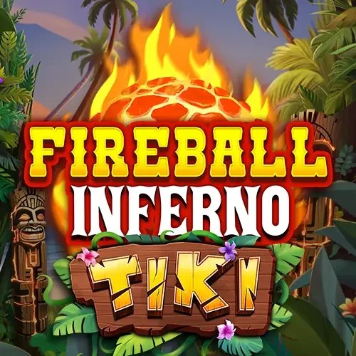 Fireball Inferno Tiki casino game by NetEnt – featured logo at Ripper Casino