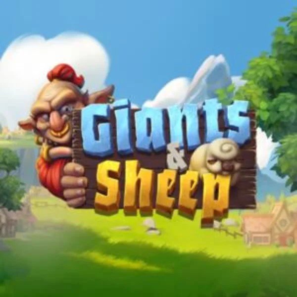 Giants and Sheep online game logo by Relax Gaming on ripperrcasino.com