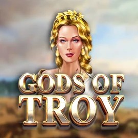 Gods of Troy slot logo by Red Tiger Gaming at Ripper Casino