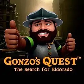 Official Slots logo: Gonzo's Quest by NetEnt at Ripper Casino