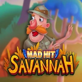 Mad Hit Savannah online game logo by RubyPlay on ripperrcasino.com