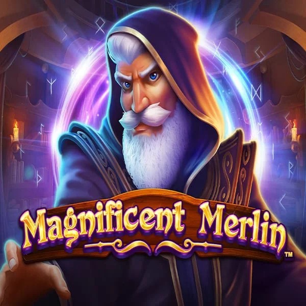 Slots logo of Magnificent Merlin from Greentube at Ripper Casino