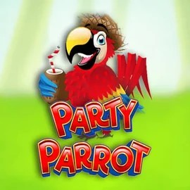 Official Slots logo: Party Parrot by Rival at Ripper Casino