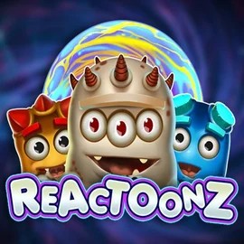 Reactoonz by Play'n GO, showcased at ripperrcasino.com – game logo
