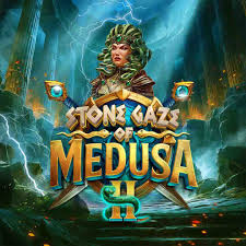 Stone Gaze of Medusa 2 online game logo by Stakelogic on ripperrcasino.com