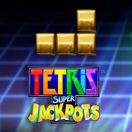 Tetris Super Jackpots slot logo by WMS at Ripper Casino