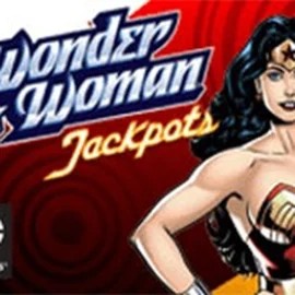 Wonder Woman Jackpots online game logo by Amaya on ripperrcasino.com