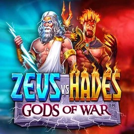 Zeus vs Hades: Gods of War slot logo by Pragmatic Play at Ripper Casino